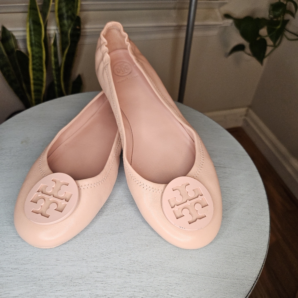 Tory Burch Pink Ballet Flats